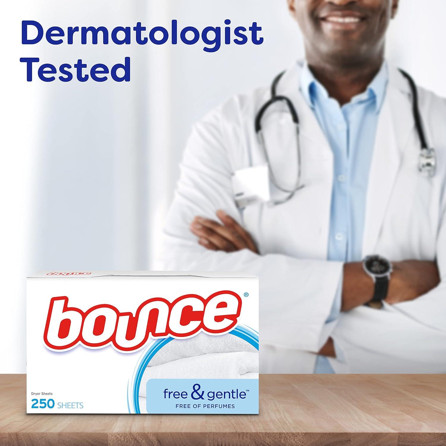 image:imageBounce Free amp Gentle Dryer Sheets Unscented 120 CountUnscented