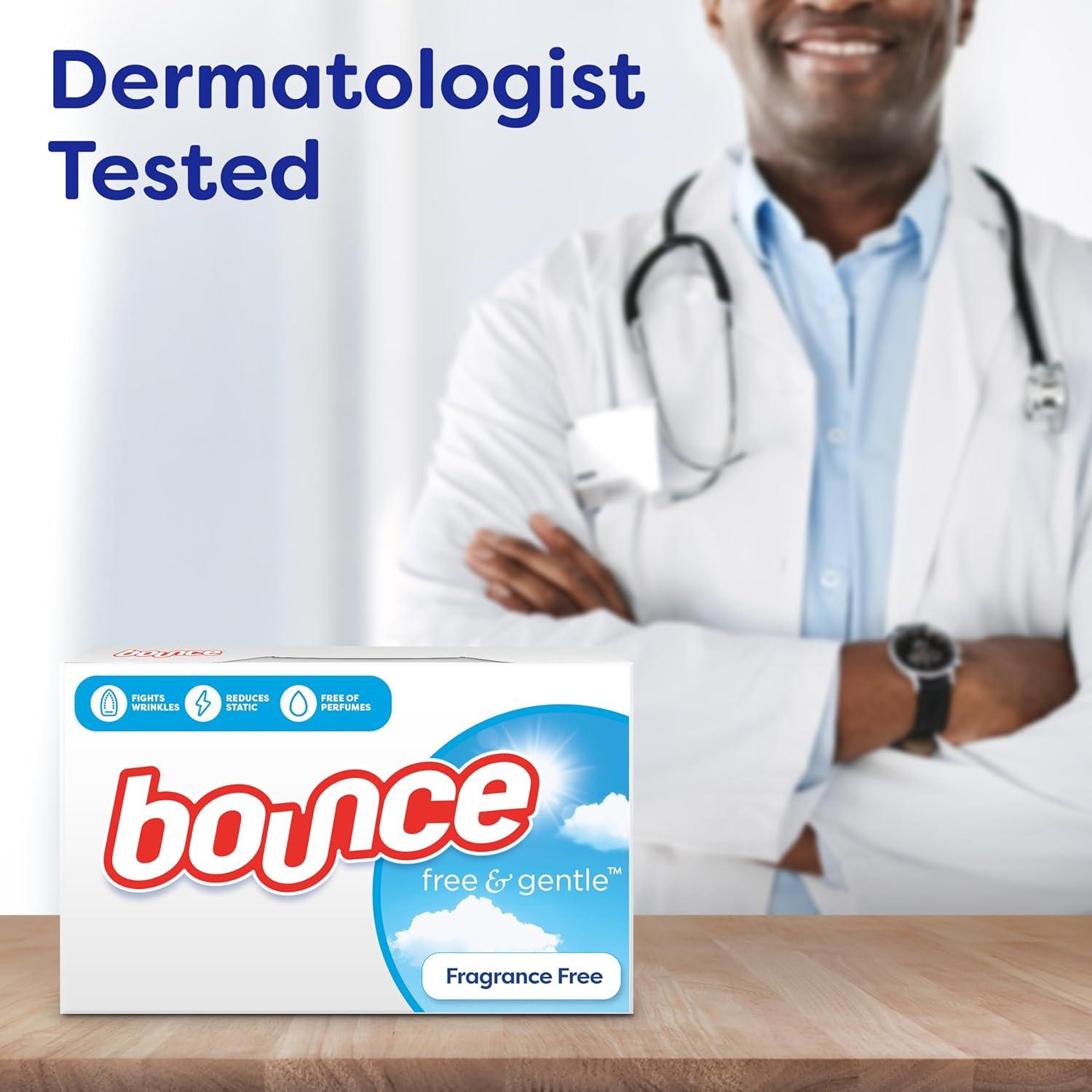 image:imageBounce Free amp Gentle Dryer Sheets Unscented 120 CountUnscented