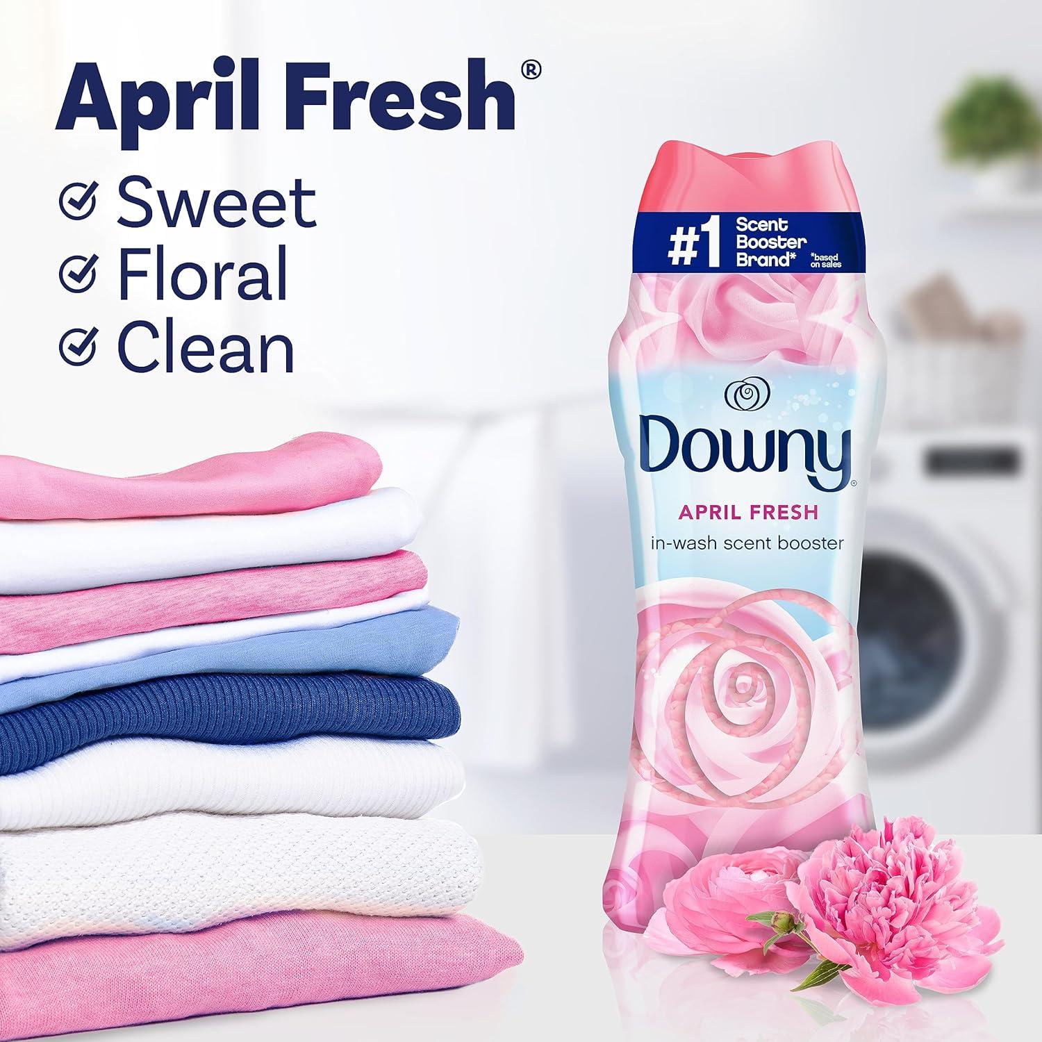 image:imageDowny April Fresh InWash Laundry Scent Booster Beads 24 oz laundry scent beads Longlasting Freshness