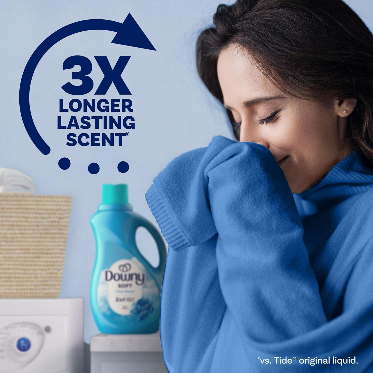 image:imageDowny April Fresh Liquid Fabric Conditioner Fabric Softener 164 fl oz 190 loads111 Fl Oz Pack of 1