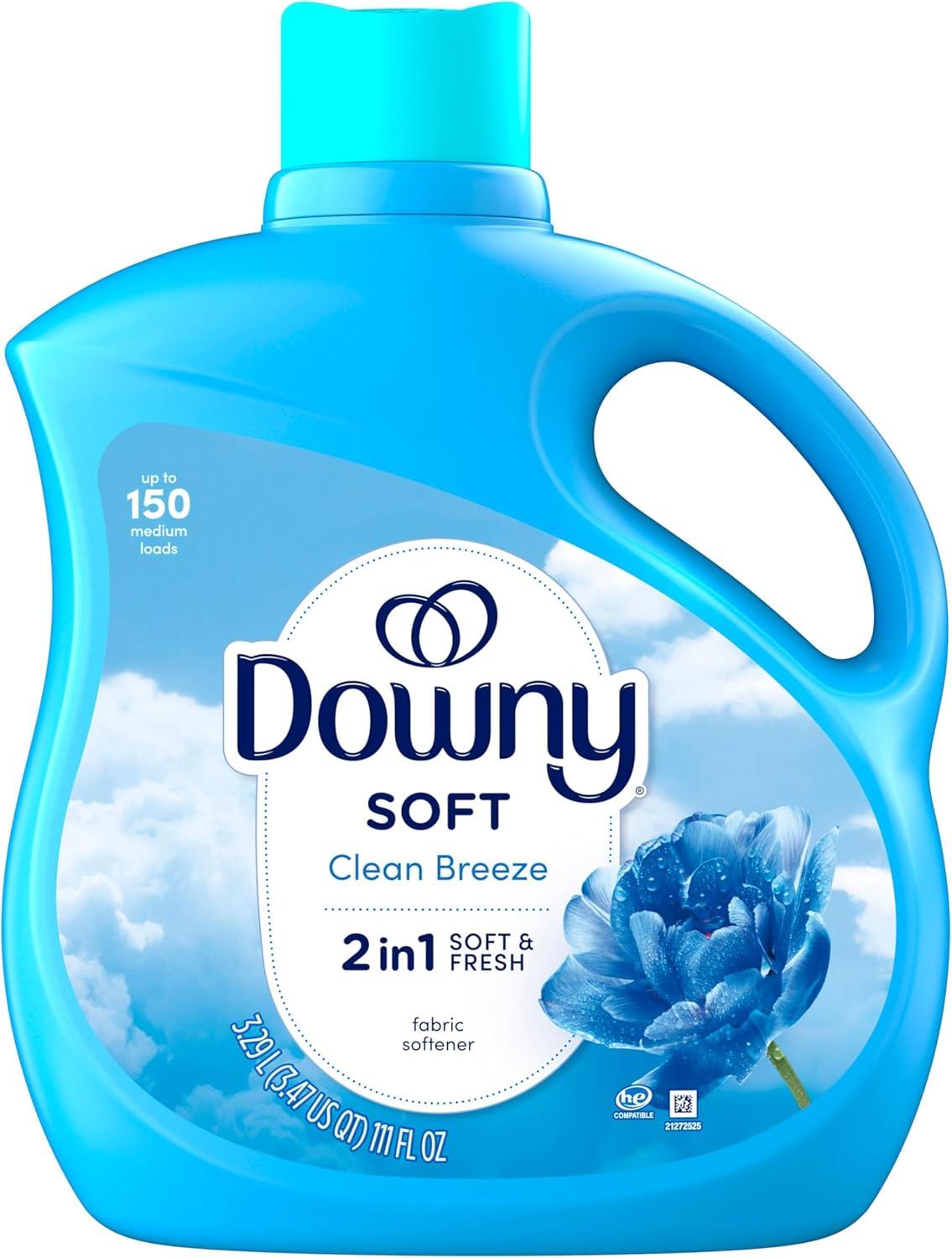 image:imageDowny April Fresh Liquid Fabric Conditioner Fabric Softener 164 fl oz 190 loads111 Fl Oz Pack of 1