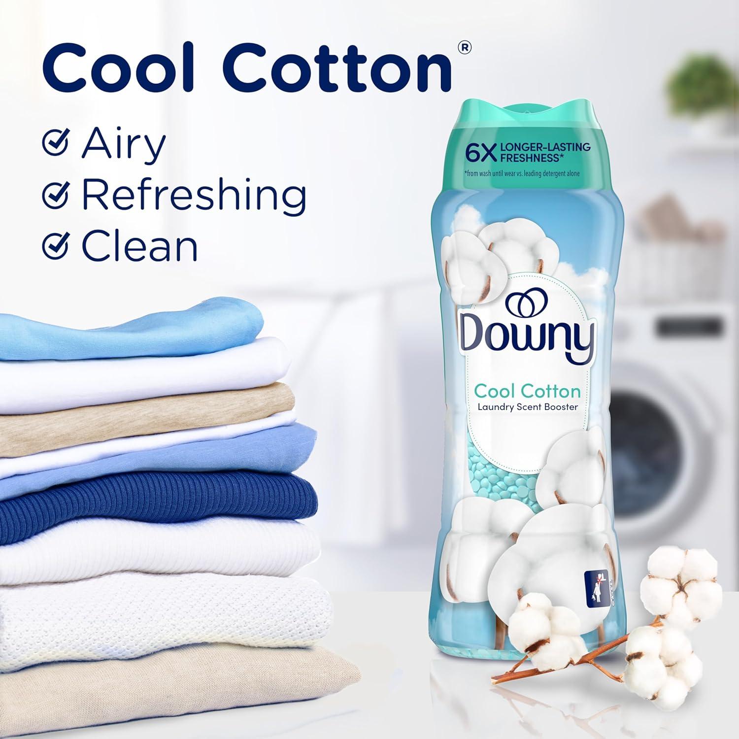 image:imageDowny Cool Cotton InWash Laundry Scent Booster Beads 24 oz laundry scent beads Longlasting Freshness