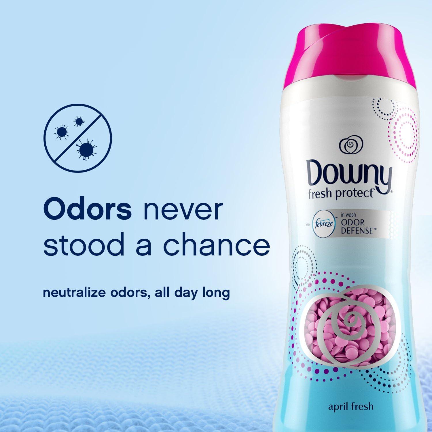 image:imageDowny Downy Fresh Protect inwash Scent Beads with Febreze Odor Defense April Fresh 375 Oz265 Ounce