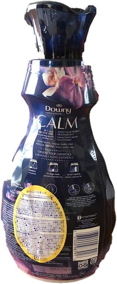 image:imageDowny Infusions CALM Liquid Fabric Softener Soothing Lavender And Vanilla Bean 56 Fl Oz Fabric Conditioner For Softness And Scent32 Fl Oz Pack of 1
