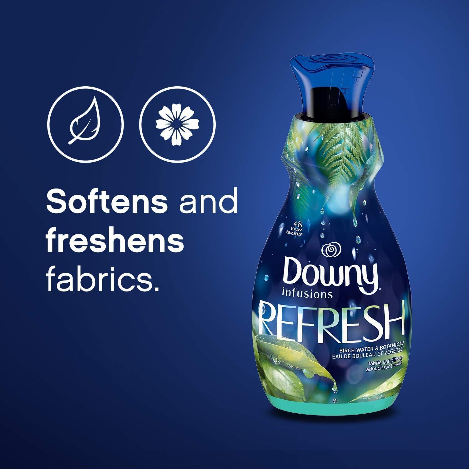 image:imageDowny Infusions CALM Liquid Fabric Softener Soothing Lavender And Vanilla Bean 56 Fl Oz Fabric Conditioner For Softness And Scent56 Fl Oz Pack of 1