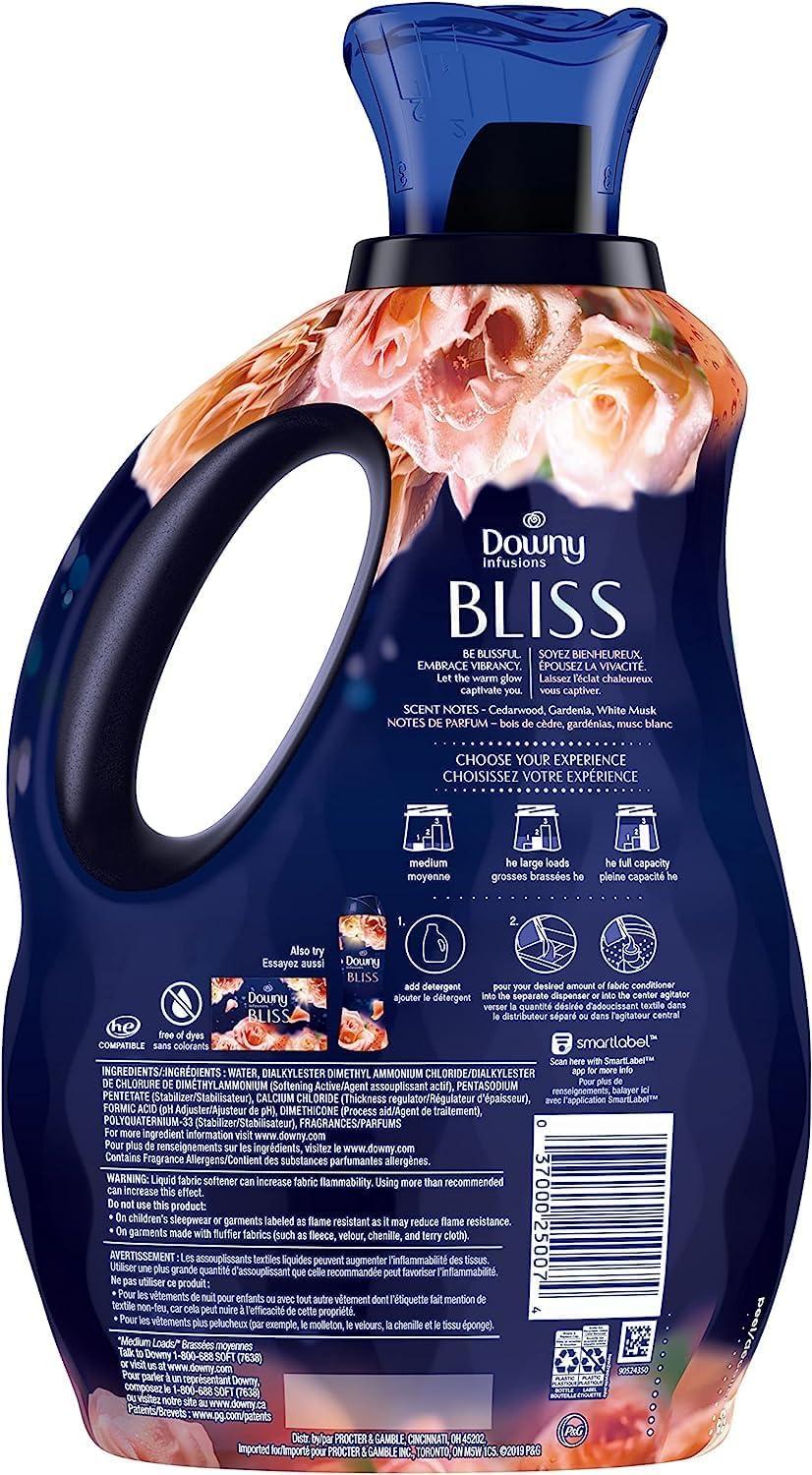 image:imageDowny Infusions CALM Liquid Fabric Softener Soothing Lavender And Vanilla Bean 56 Fl Oz Fabric Conditioner For Softness And Scent56 Fl Oz Pack of 1