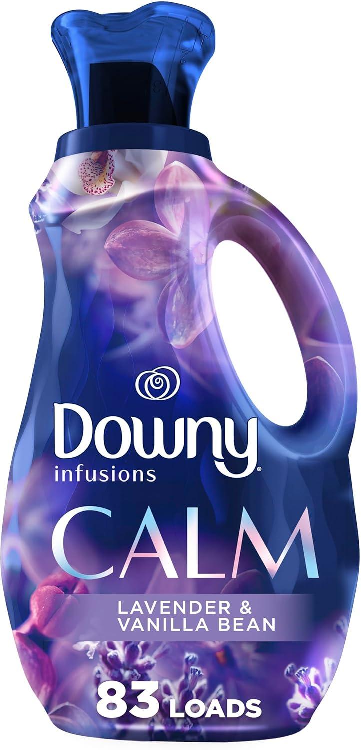image:imageDowny Infusions CALM Liquid Fabric Softener Soothing Lavender And Vanilla Bean 56 Fl Oz Fabric Conditioner For Softness And Scent56 Fl Oz Pack of 1