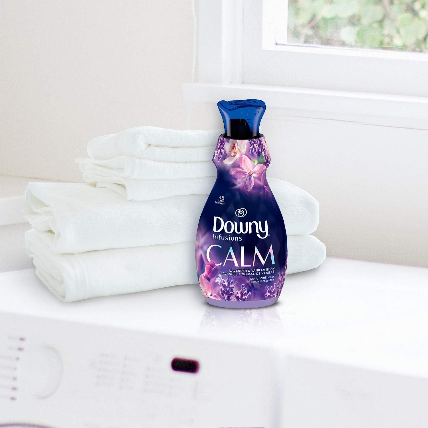 image:imageDowny Infusions CALM Liquid Fabric Softener Soothing Lavender And Vanilla Bean 56 Fl Oz Fabric Conditioner For Softness And Scent81 Fl Oz Pack of 1