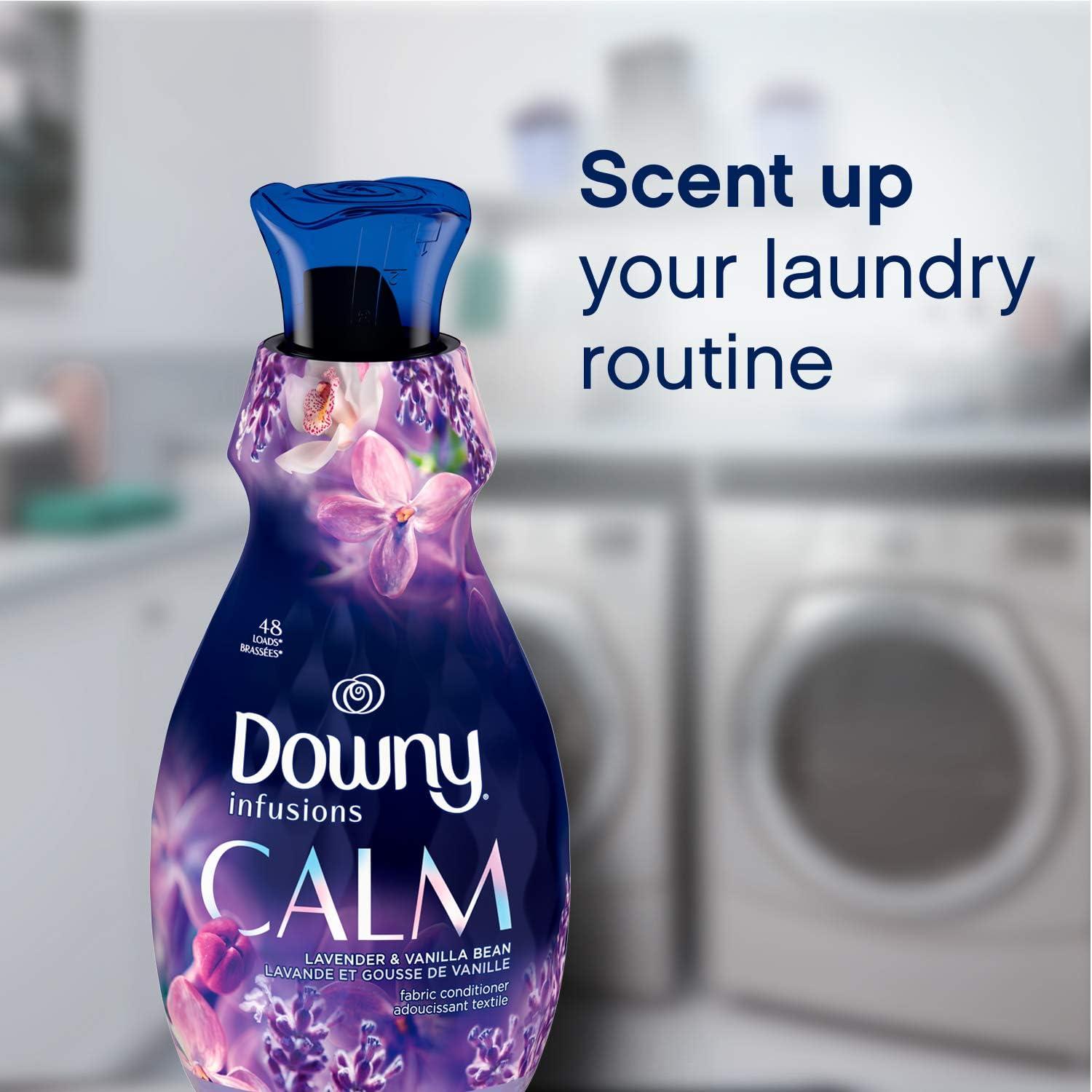 image:imageDowny Infusions CALM Liquid Fabric Softener Soothing Lavender And Vanilla Bean 56 Fl Oz Fabric Conditioner For Softness And Scent81 Fl Oz Pack of 1
