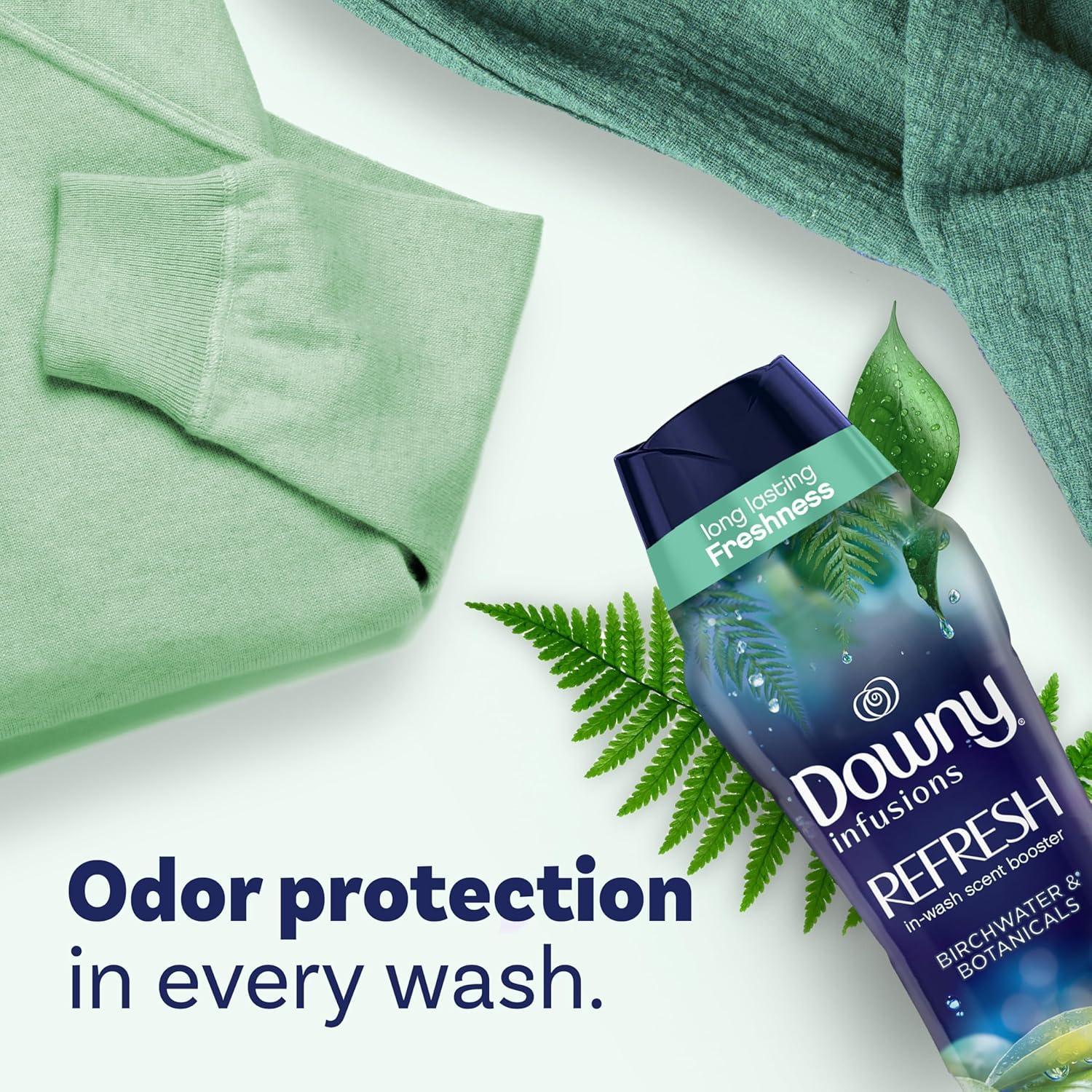 image:imageDowny Infusions InWash Laundry Scent Booster Beads REFRESH Botanical Florals and Birch Water Scent 24 oz