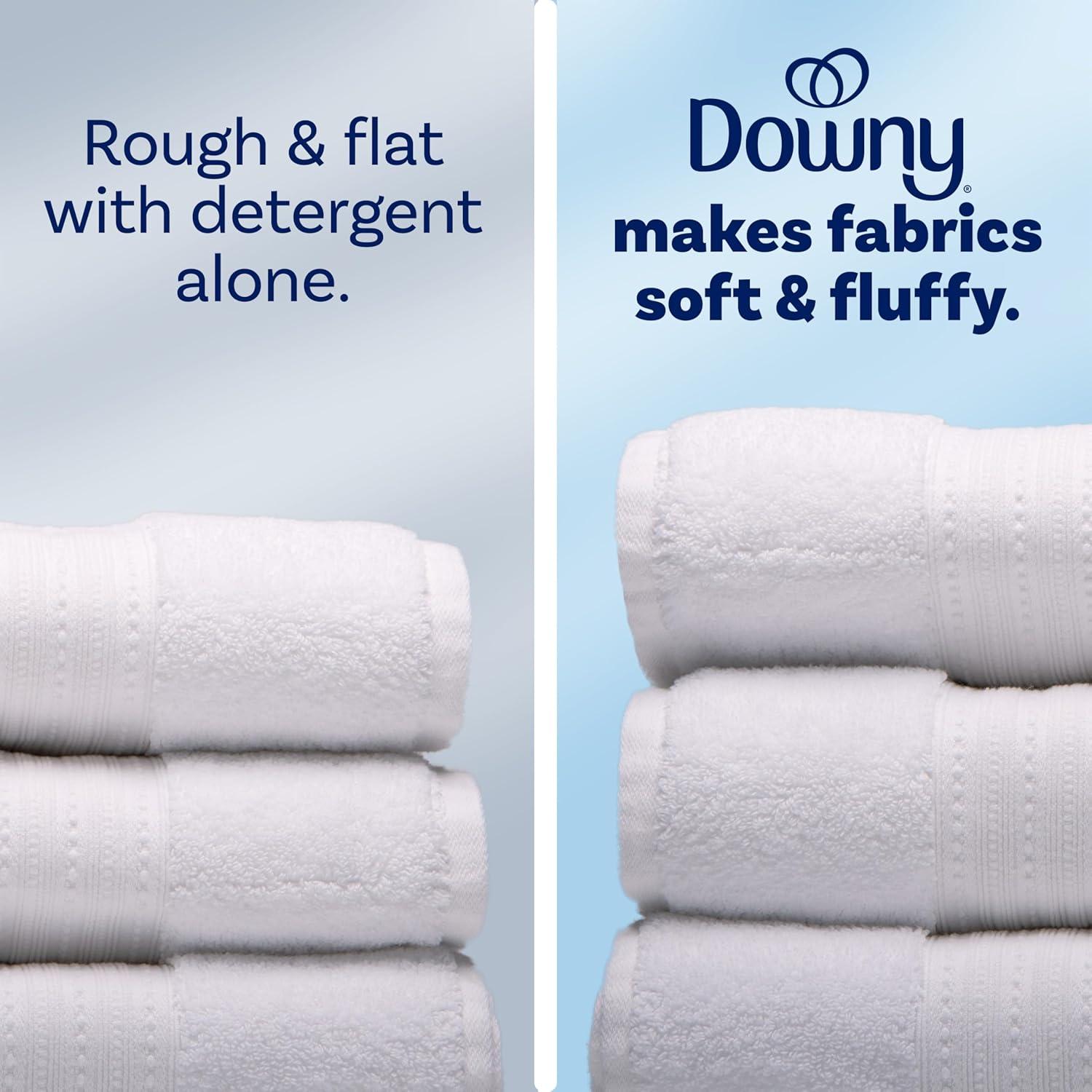 image:imageDowny Liquid Fabric Softener April Fresh 2in1 Fresh amp Soft 140 Fl Oz 190 Loads Fabric Conditioner For Freshness And SoftnessCool Cotton