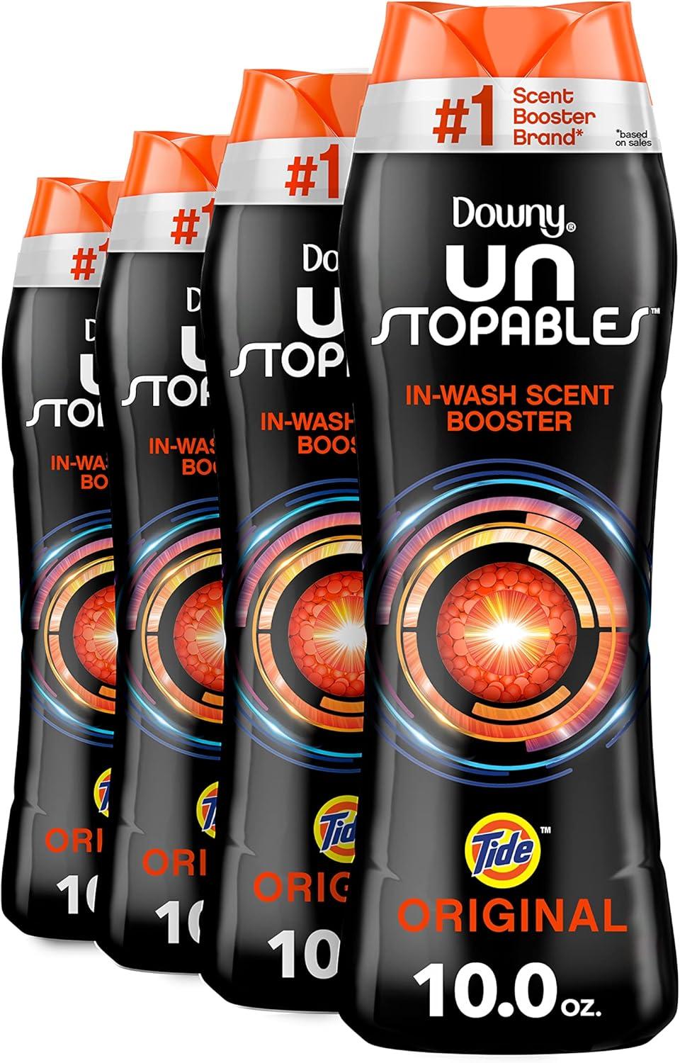 image:imageDowny Unstopables inWash Scent Booster Tide Original Scent Net Wt 57 OZ 162 g Per Bottle One 1 BottleOriginal