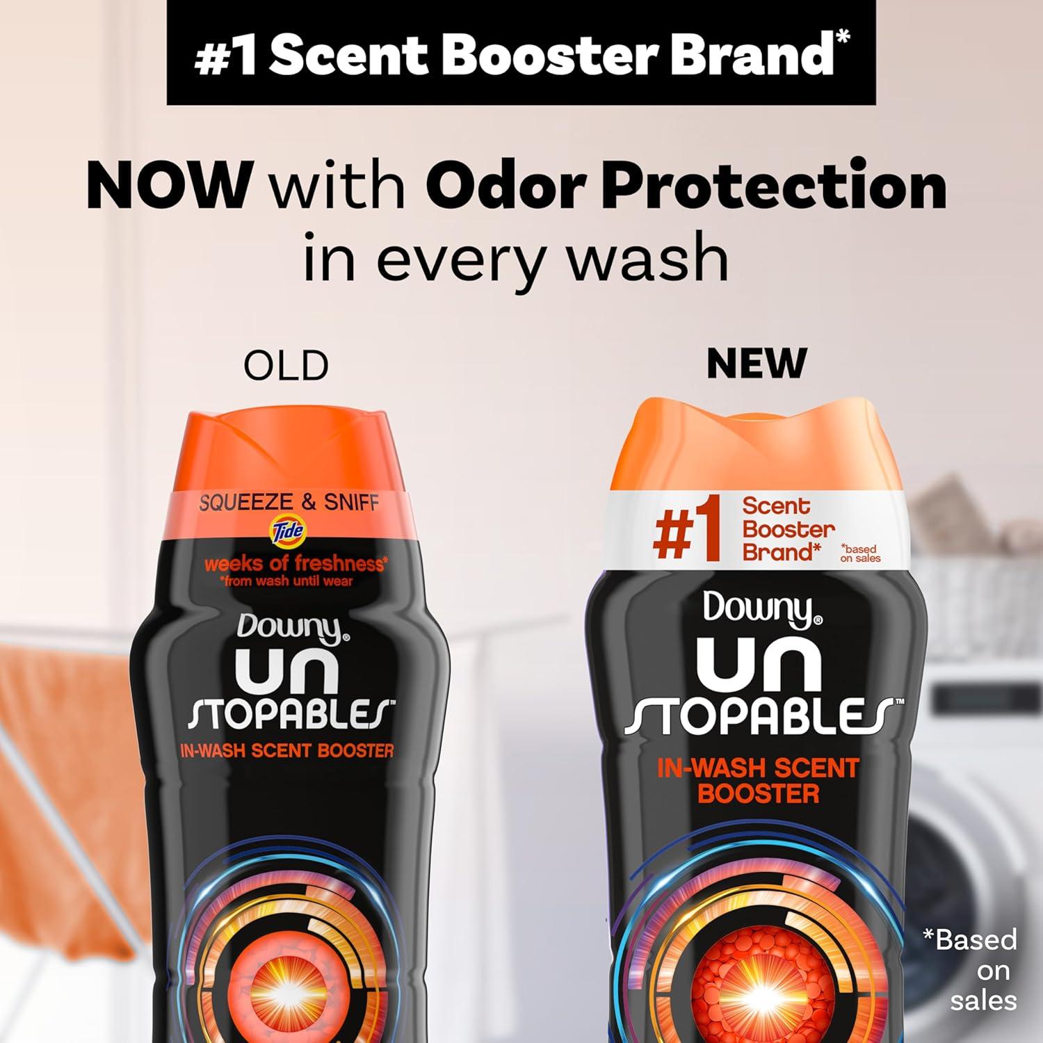 image:imageDowny Unstopables inWash Scent Booster Tide Original Scent Net Wt 57 OZ 162 g Per Bottle One 1 BottleOriginal