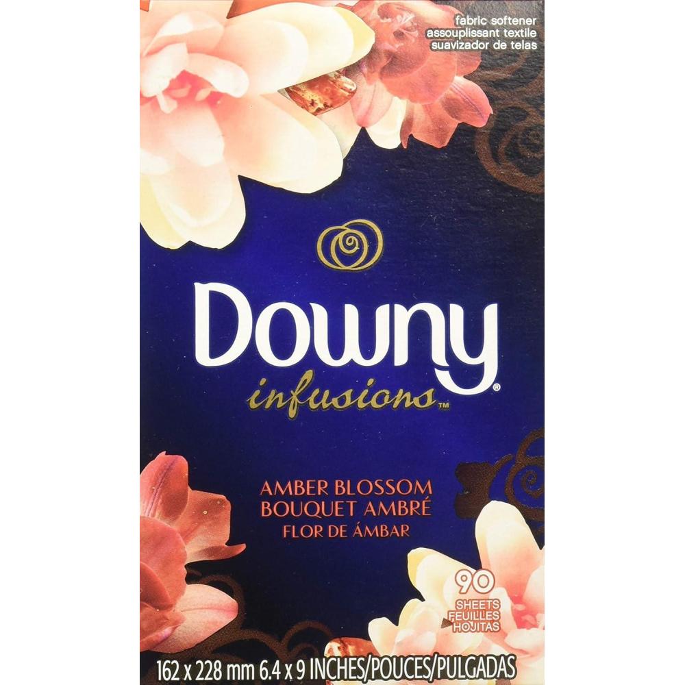 image:imageDowny Calm Mega Dryer Sheets Large Fabric Softener Sheets for Laundry  Static Guard amp Softness Boost Laundry Dryer and Fabric Sheets 180 Count90 Count Pack of 1