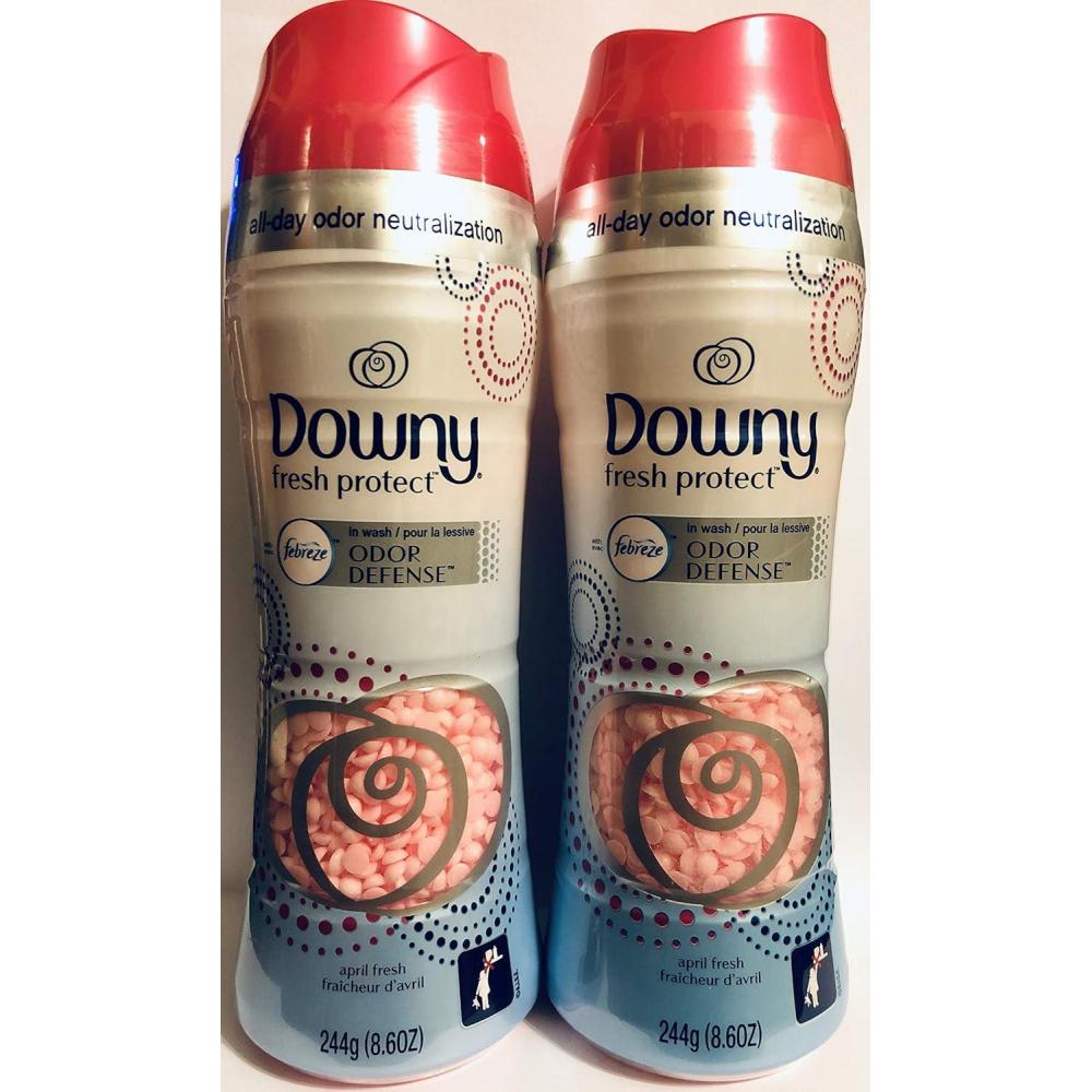 image:imageDowny Downy Fresh Protect inwash Scent Beads with Febreze Odor Defense April Fresh 375 Oz86 Ounce Pack of 2