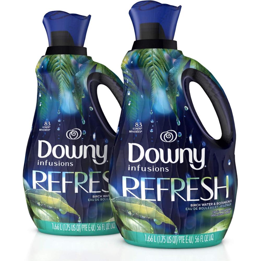 image:imageDowny Infusions CALM Liquid Fabric Softener Soothing Lavender And Vanilla Bean 56 Fl Oz Fabric Conditioner For Softness And Scent56 Fl Oz Pack of 2