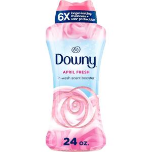 Downy April Fresh In-Wash Laundry Scent Booster Beads, 24 oz, laundry scent beads, Long-lasting Freshness