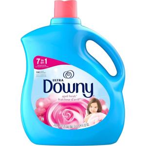 Downy April Fresh Liquid Fabric Conditioner (Fabric Softener), 164 fl oz, 190 loads(129 Fl Oz (Pack of 1))