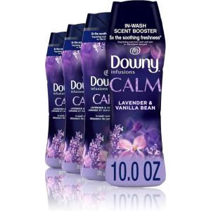 Downy Downy Fresh Protect in-wash Scent Beads with Febreze Odor Defense, April Fresh (37.5 Oz.)(10 Ounce (Pack of 4))