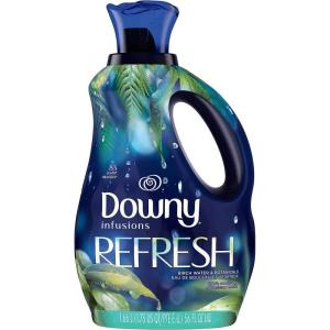 Downy Infusions CALM Liquid Fabric Softener, Soothing Lavender And Vanilla Bean, 56 Fl Oz, Fabric Conditioner For Softness And Scent(56 Fl Oz (Pack of 1))