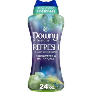 Downy Infusions In-Wash Laundry Scent Booster Beads, REFRESH, Botanical Florals and Birch Water Scent, 24 oz