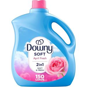 Downy Liquid Fabric Softener, April Fresh 2-in-1 Fresh & Soft, 140 Fl Oz, 190 Loads, Fabric Conditioner For Freshness And Softness(April Fresh)