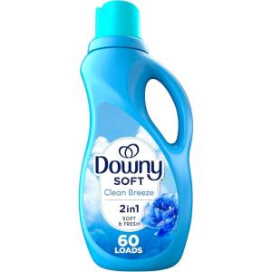 Downy Liquid Fabric Softener, April Fresh 2-in-1 Fresh & Soft, 140 Fl Oz, 190 Loads, Fabric Conditioner For Freshness And Softness(Clean Breeze)