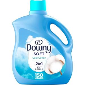 Downy Liquid Fabric Softener, April Fresh 2-in-1 Fresh & Soft, 140 Fl Oz, 190 Loads, Fabric Conditioner For Freshness And Softness(Cool Cotton)