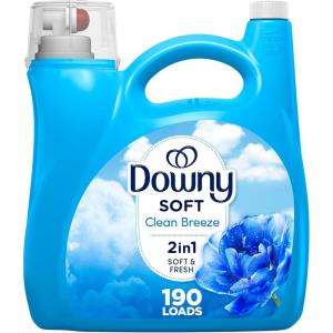 Downy Liquid Fabric Softener, April Fresh 2-in-1 Fresh & Soft, 140 Fl Oz, 190 Loads, Fabric Conditioner For Freshness And Softness(Fresh)