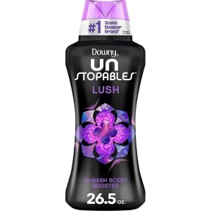Downy, Unstopables in-Wash Scent Booster Beads – Lush, 8.6 Fl Oz(Lavender & Vnl Bean)