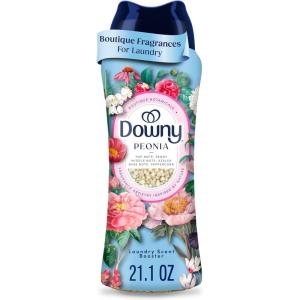Downy Boutique Botanicals In Wash Laundry Scent Booster Beads, PEONIA Scent, 21.1 oz, Boutique Fragrances inspired by the Artistry of Nature