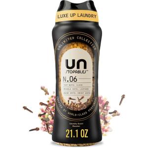 Downy Unstopables Unlimited Collection In-Wash Laundry Scent Booster Beads, No. 24, Fine Fragrance, Long-Lasting Fresh Scent Beads, 21.1 oz(N.06 Clove)