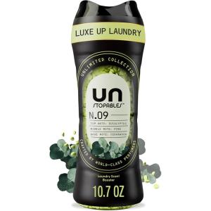 Downy Unstopables Unlimited Collection In-Wash Laundry Scent Booster Beads, No. 24, Fine Fragrance, Long-Lasting Fresh Scent Beads, 21.1 oz(N.09 Eucalyptus)